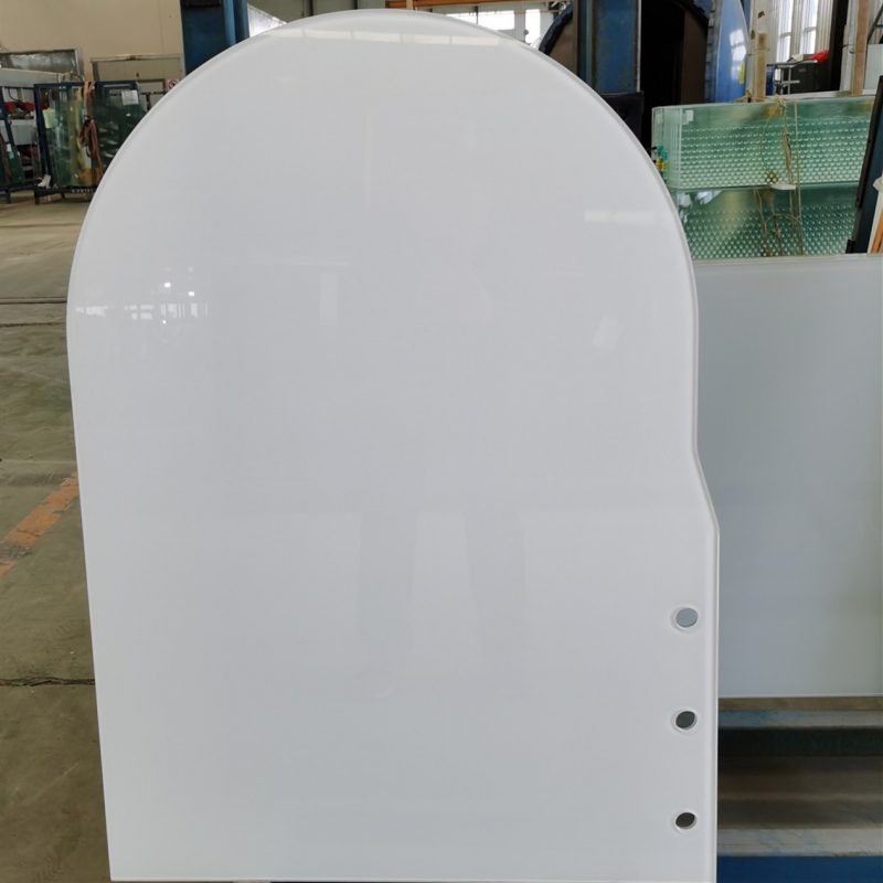 China Porcelain White PVB Low Iron Laminated Glass Panels