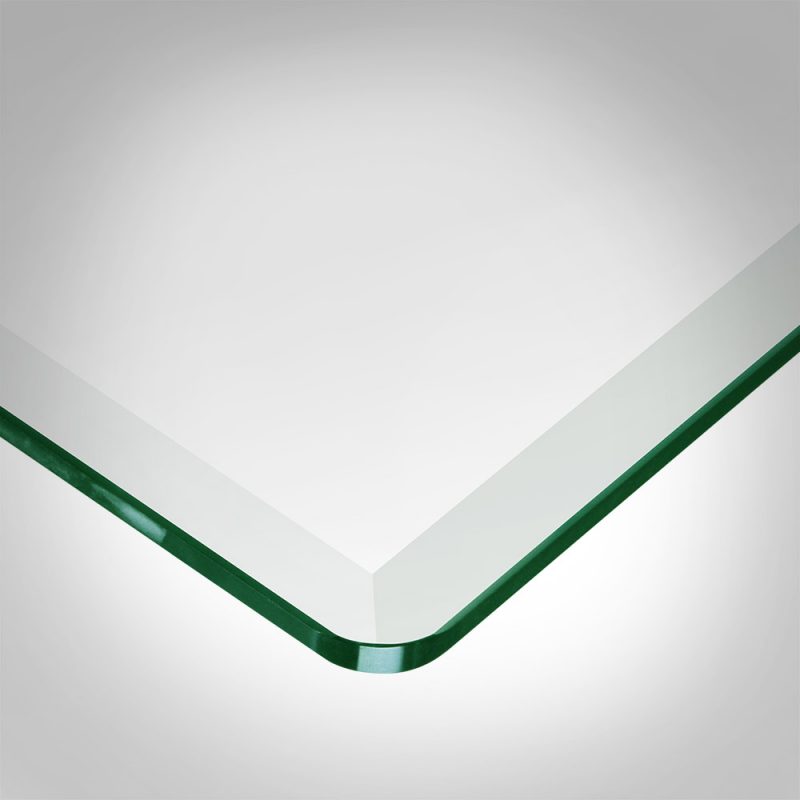 Eliterglass China Wholesale Bevel Polish Radius Round Corners Table top Glass