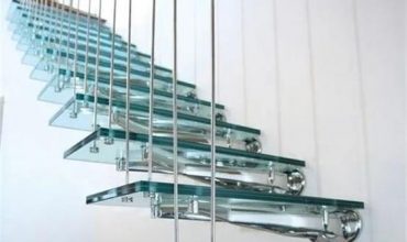 Eliterglass PVB SGP Laminated Interior Glass Stairs and Glass Stair Railings